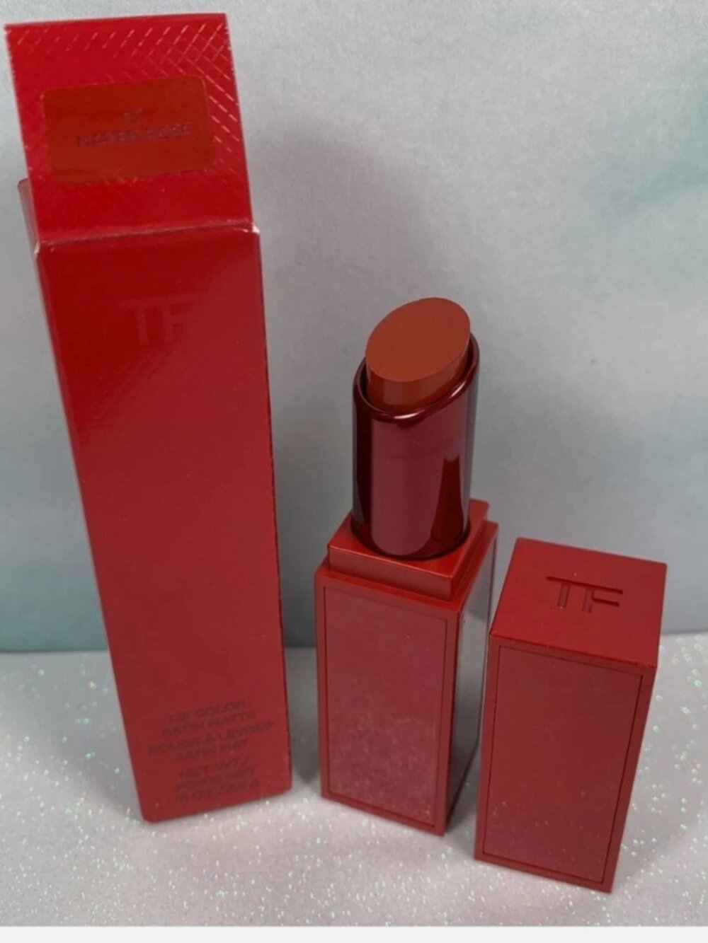 Tom Ford Lip Color Lipstick 52 Naked Rose Full Size LE Packaging NEW